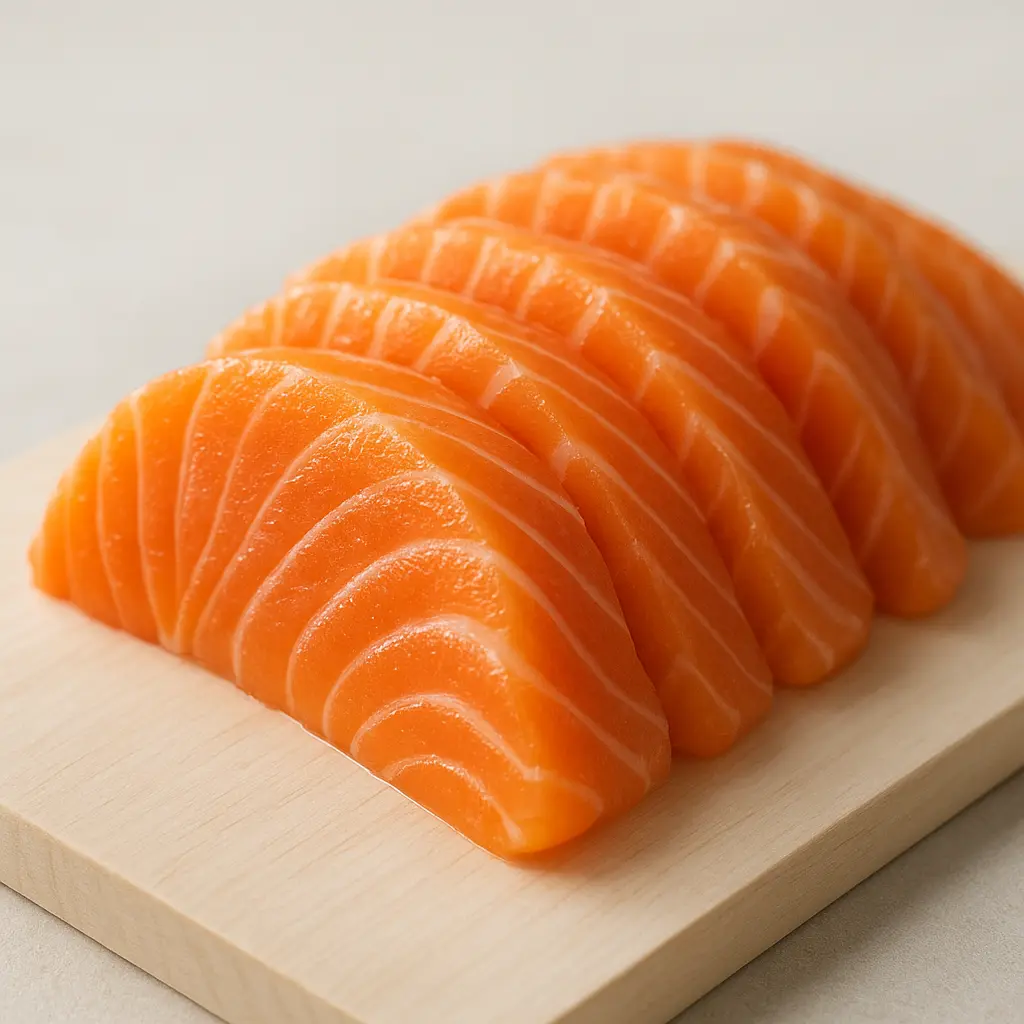 Salmon sashimi